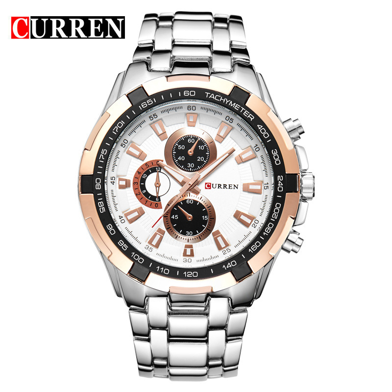 CURREN Watches Men Quartz Top Brand Analog Military Watches Men Sports Waterproof Business Watches