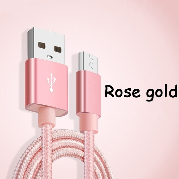 Aluminum Connector Tangle-Free Nylon Braided Cord Charger Cable for iphone/Android USB/ Type-C