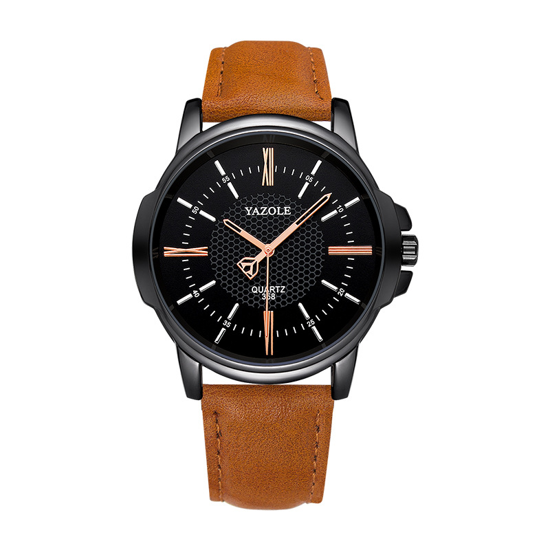 Yazole Top Luxury Brand Watch Famous Fashion Sports Cool Men Quartz Watches Wristwatch Gift For Male