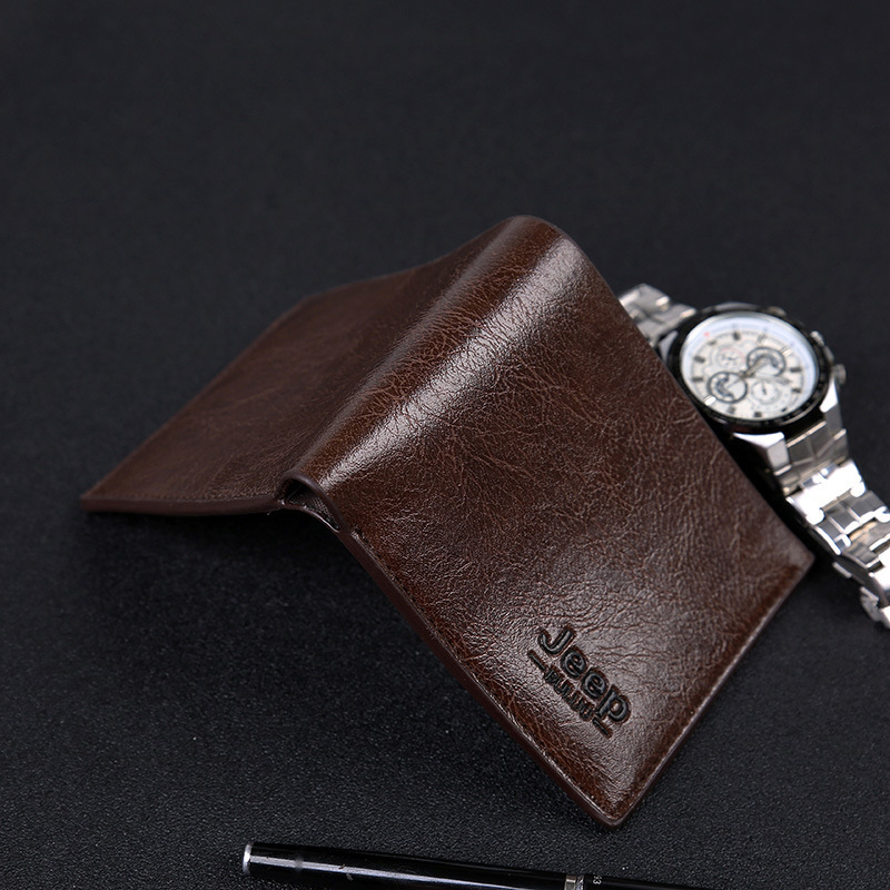 Men's Wallet Pu Leather Classic Short Multi-card Purse Credit Business Card Holders