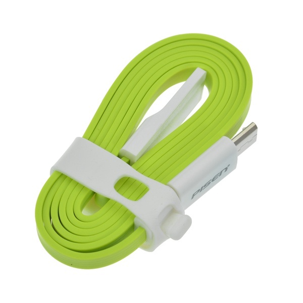 PISEN 2.4A Flat Micro USB Charging Data Cable 800mm For Cellphone Android