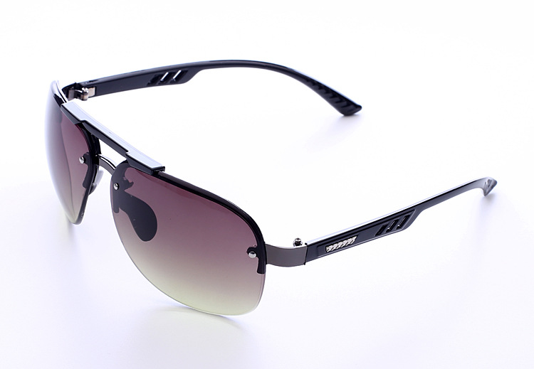 UV 400 Protection  Rimless Sunglasses  Personality Polarized Sunglasses Men's Driving Sunglasses