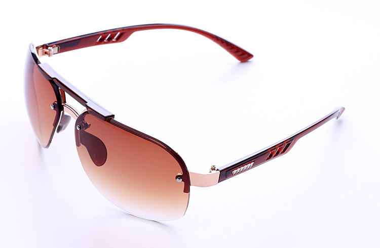 UV 400 Protection  Rimless Sunglasses  Personality Polarized Sunglasses Men's Driving Sunglasses