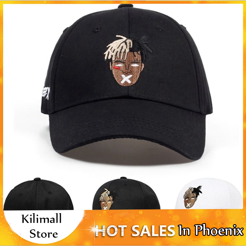 Hip Hop Trap Rap Rapper XXXtentacion Embroidery Cotton Baseball Snapback Trucker Hats for Women Men
