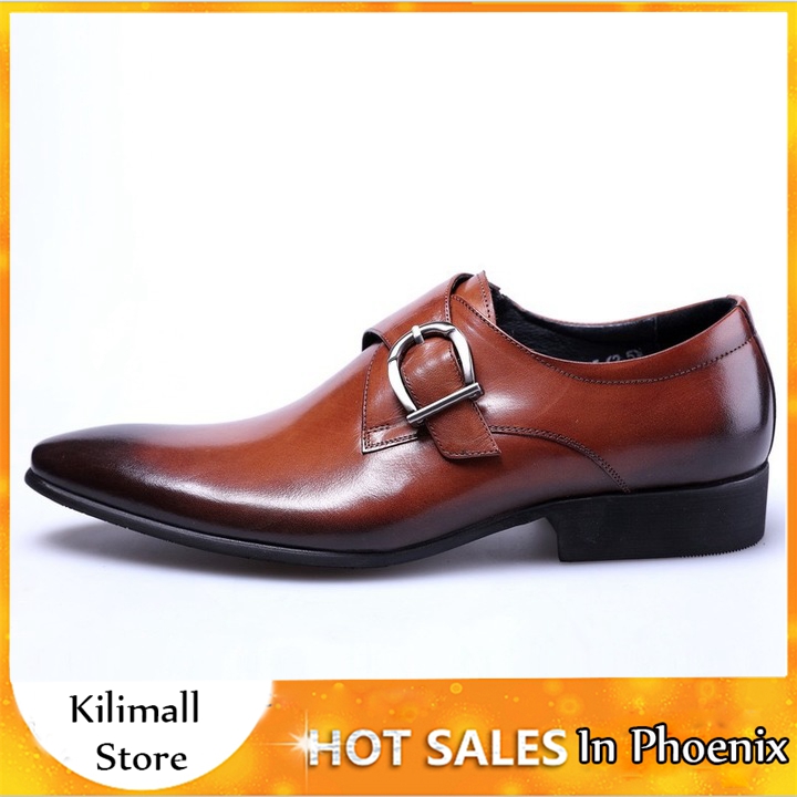 Luxury Brand PU Leather Men Shoes High Quality Business Derby Shoes Men Wedding Shoes
