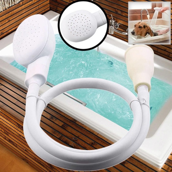 Shower Head Spray Drains Strainer Hose Sink Washing Hair Dog Shower Head Pet Bath Tool