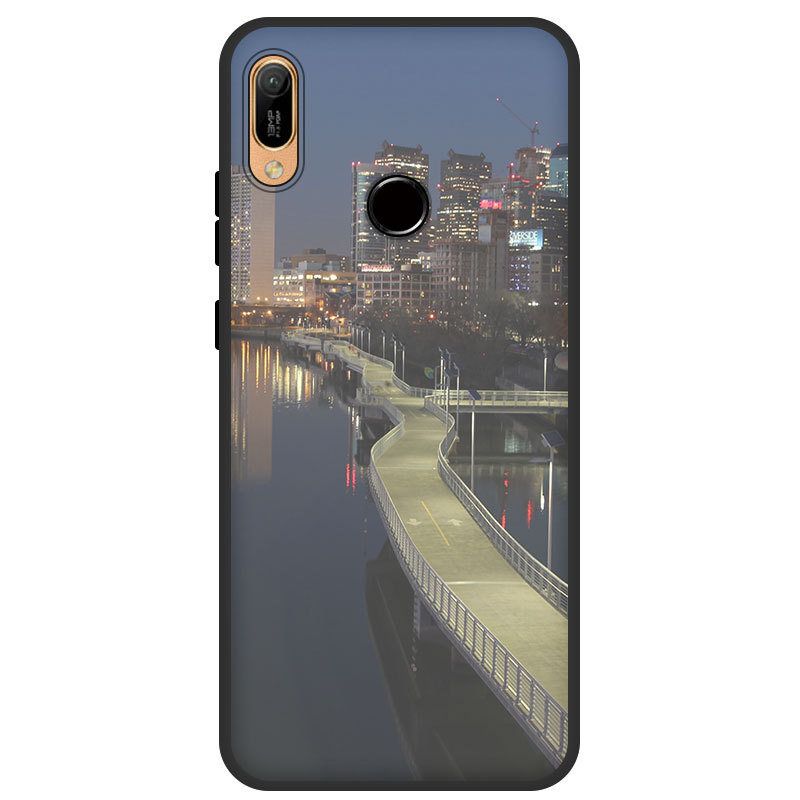 2PCS Huawei Y6/Y7 Prime (2018/2019) Mobile  Accessories Case Mobile Cartoon Phone Case Soft Cover