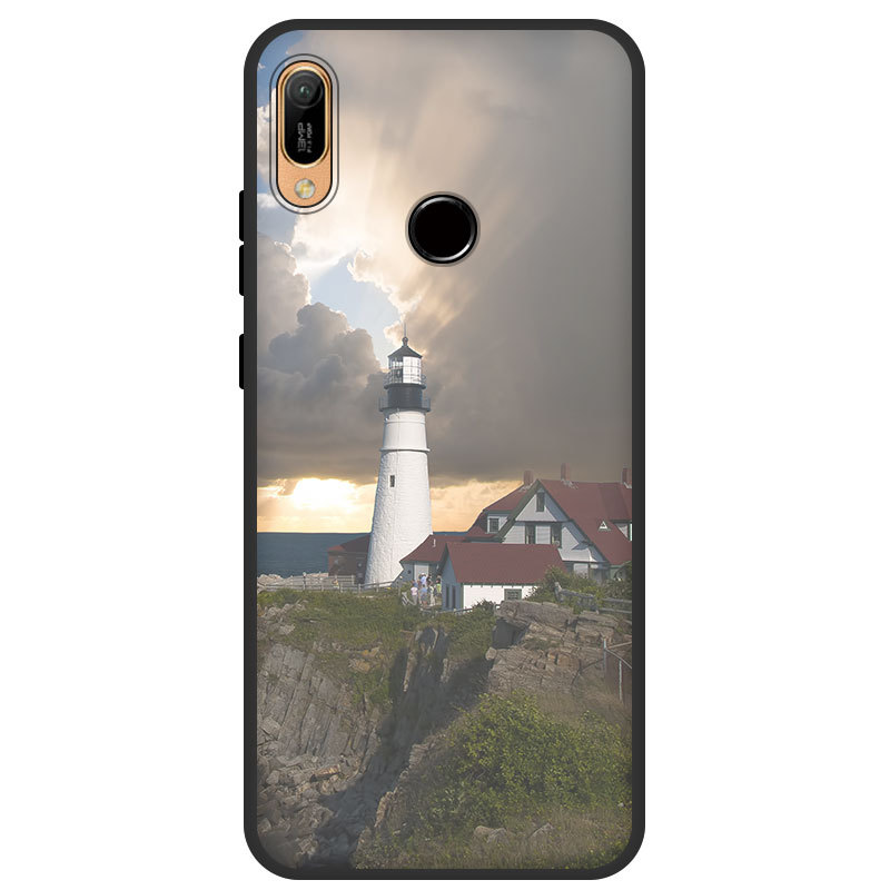 2PCS Huawei Y6/Y7 Prime (2018/2019) Mobile  Accessories Case Mobile Cartoon Phone Case Soft Cover