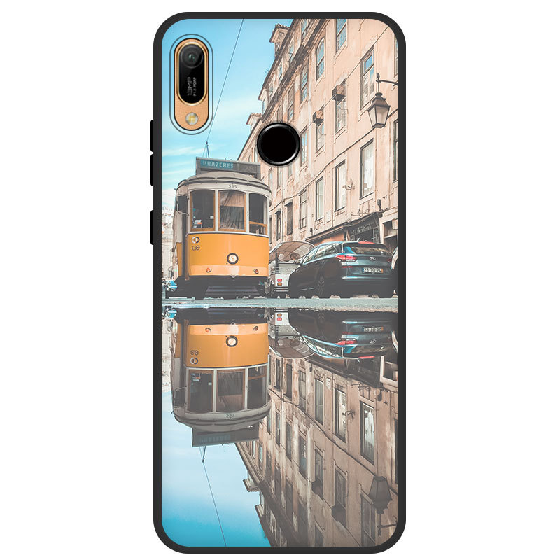 2PCS Huawei Y6/Y7 Prime (2018/2019) Mobile  Accessories Case Mobile Cartoon Phone Case Soft Cover