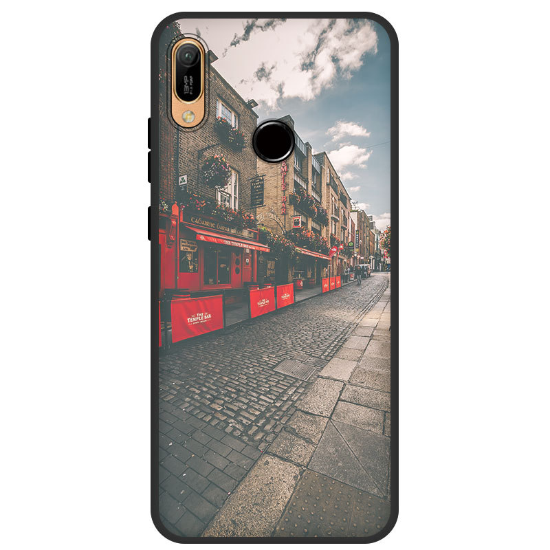 2PCS Huawei Y6/Y7 Prime (2018/2019) Mobile  Accessories Case Mobile Cartoon Phone Case Soft Cover