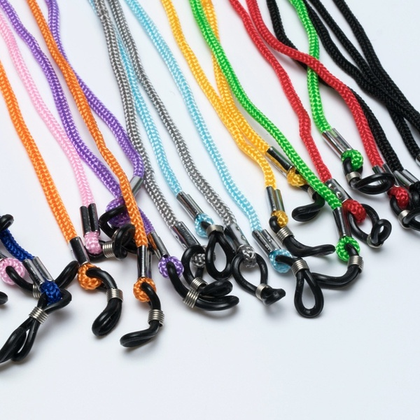 12pcs Nylon Spectacle Frame Holder Sunglasses Eyewear Cord String Eyeglasses Accessories Multicolor