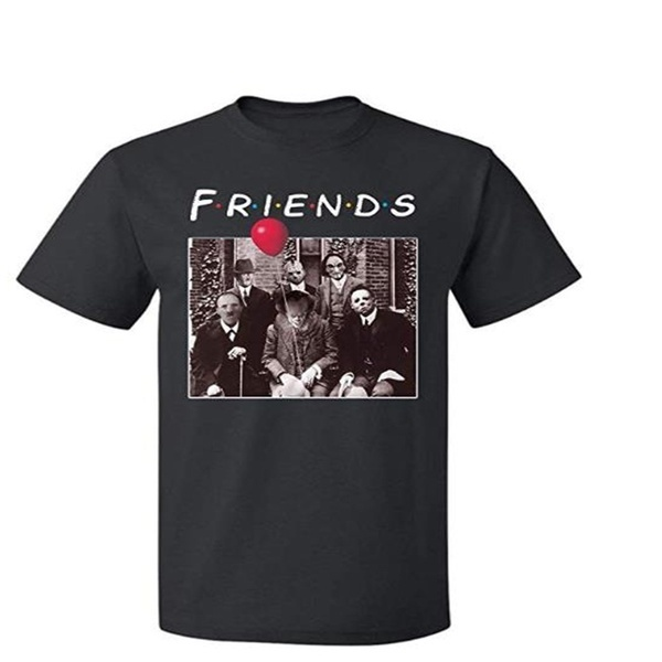 T-shirts Horror Friends Halloween Unsiex T Shirt for Men's Clothes Polos Mens Womens