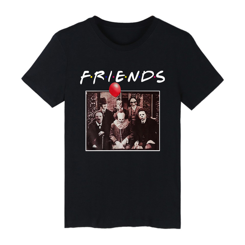 T-shirts Horror Friends Halloween Unsiex T Shirt for Men's Clothes Polos Mens Womens