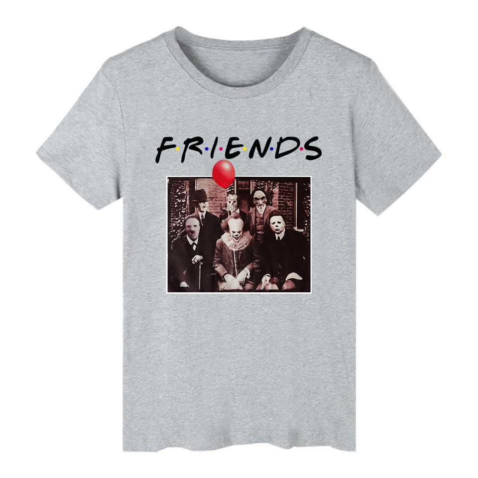 T-shirts Horror Friends Halloween Unsiex T Shirt for Men's Clothes Polos Mens Womens