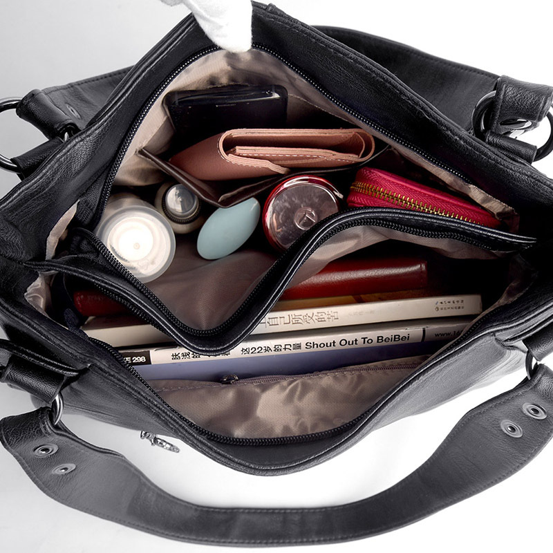 Retro Vintage Lady's Fashion bag PU Handbag Tote Trendy Shoulder Bags Messenger Bag Cross women bag