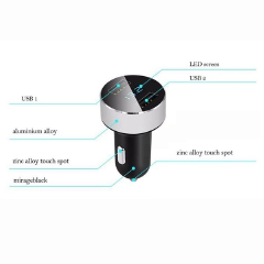 3.1A Dual USB Car Charger 2 Port LCD Display 12-24V Cigarette Socket Lighter For You