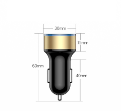 3.1A Dual USB Car Charger 2 Port LCD Display 12-24V Cigarette Socket Lighter For You