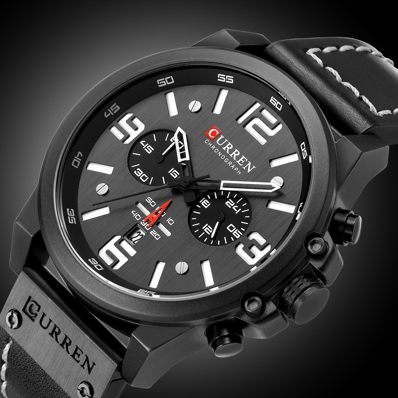 CURREN Fashion Mens watches Top luxury brand men watch quartz watch Men's Fashion Accessories