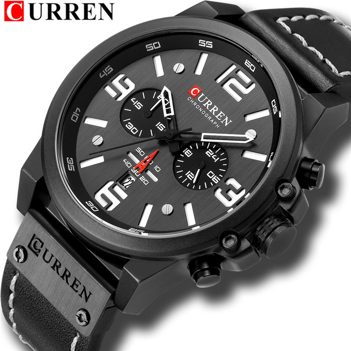 CURREN Fashion Mens watches Top luxury brand men watch quartz watch Men's Fashion Accessories