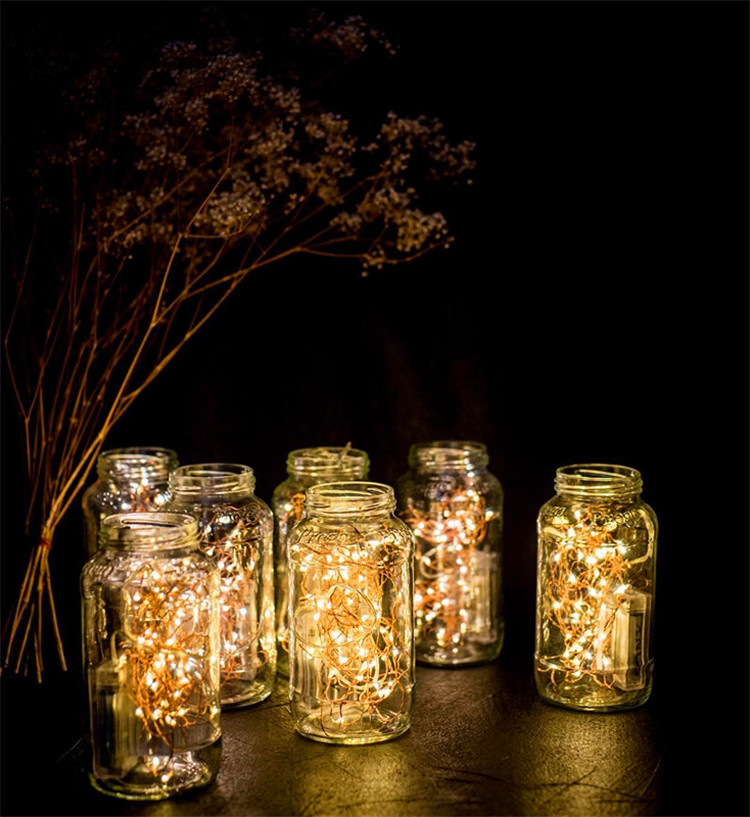 2m/3m/5m/10m 5AA Battery LED String Lights for Xmas Party Wedding Christmas Tree Flasher Lights