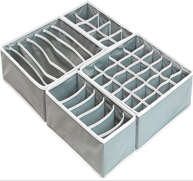 1 Pc Underwear Bra Storage Box Drawer Cabinet Storage Box Underwear Box Scarf Socks Storage Bag