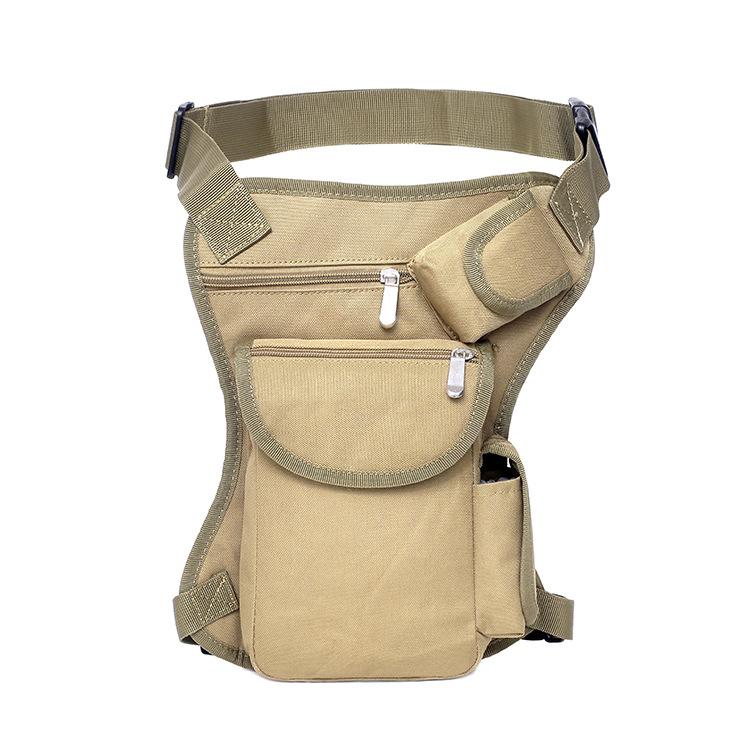 Multifunction Canvas Tactical Military Drop Leg Bag Thigh Fanny Pack Waist Belt Pouch Money Bag