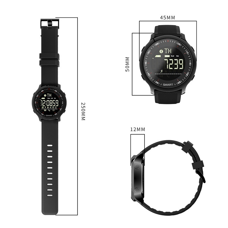 Smart Watch IP68 Waterproof 5ATM Pedometer  Long Standby Time Backlight Fitness Tracker  Smart Bands