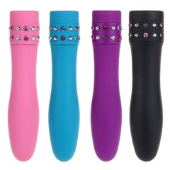 Elegant Fashion Diamond Vibrator Portable Female massager Rods
