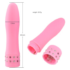 Elegant Fashion Diamond Vibrator Portable Female massager Rods