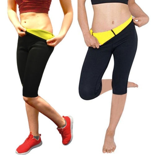 Women´s Super Stretch Neoprene Fitness Slimming Pants Panties Body Shaper Weight Loss Sweat Shorts