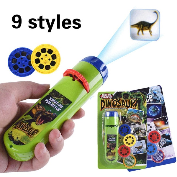 Parent Child Interaction Puzzle Ball Shining Early Education Bright Toy Animal Dinosaur Projector