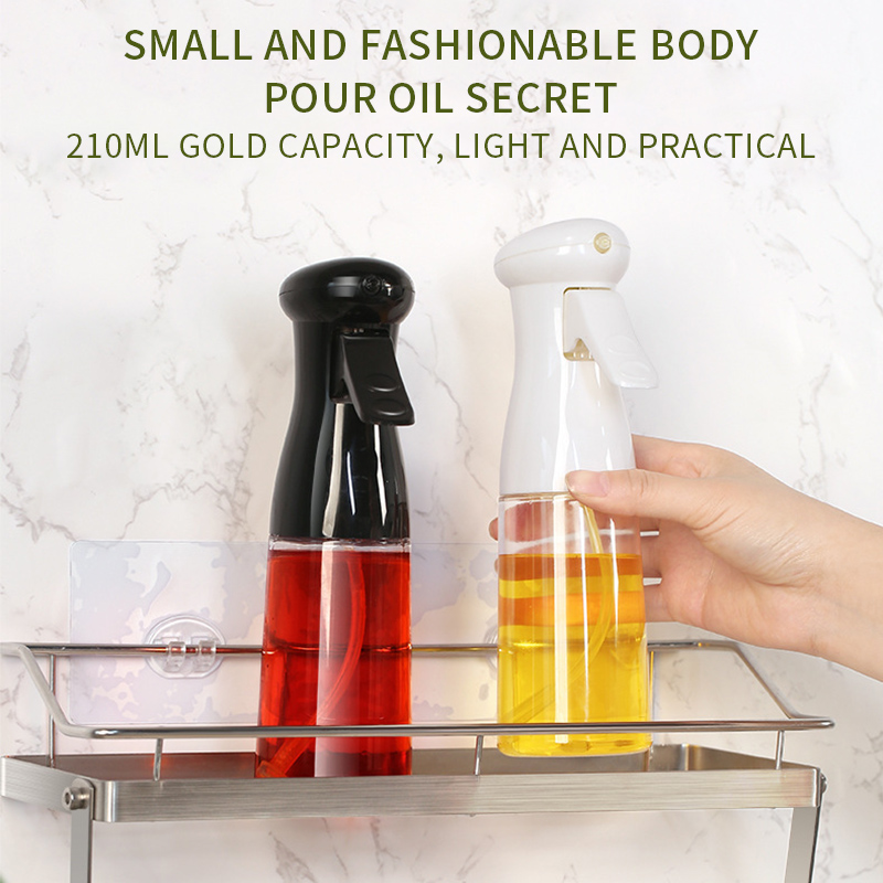 210ml Oil Spray Bottle Cooking Baking Vinegar Mist Sprayer Bottle for Kitchen Cooking BBQ Grilling