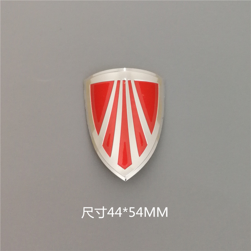 Alloy Head Badge Decals Sticker FOR BMX Bicycle Front Fork Fixed Gear Tube DIY protection Stickers