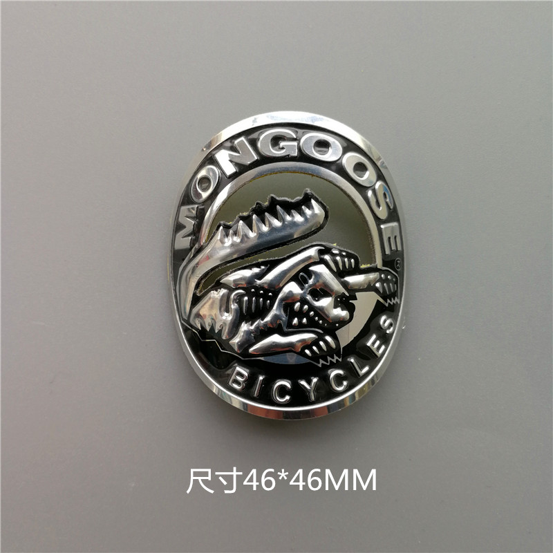 Alloy Head Badge Decals Sticker FOR BMX Bicycle Front Fork Fixed Gear Tube DIY protection Stickers
