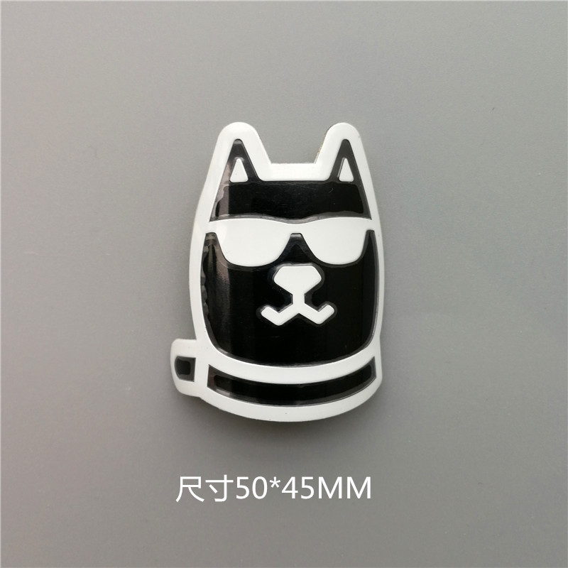 Alloy Head Badge Decals Sticker FOR BMX Bicycle Front Fork Fixed Gear Tube DIY protection Stickers