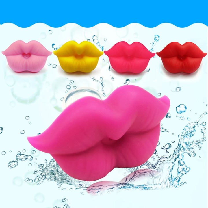 Food Grade Silicone Baby Pacifier Lip Mouth Shape Infant Toddler Baby Soother