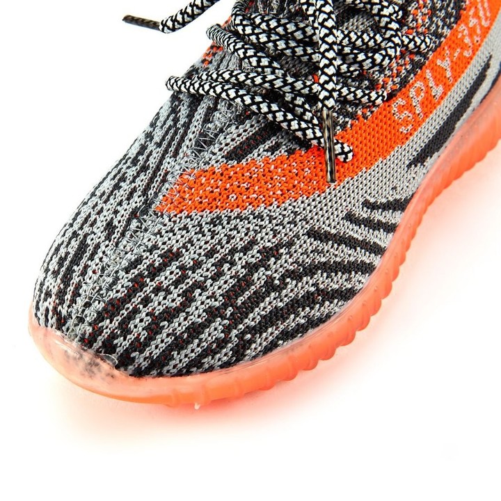 Children Girls Mesh Sports Shoes Breathable Lace-up Shoes with Anti-slip Sole