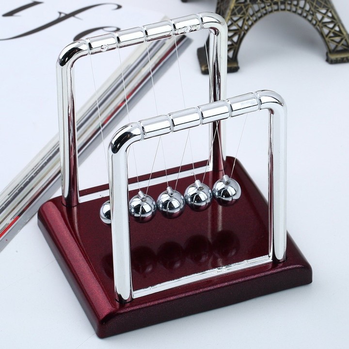 Newton's Cradle Steel Balance Balls Desk Physics Science Pendulum Desk Toy