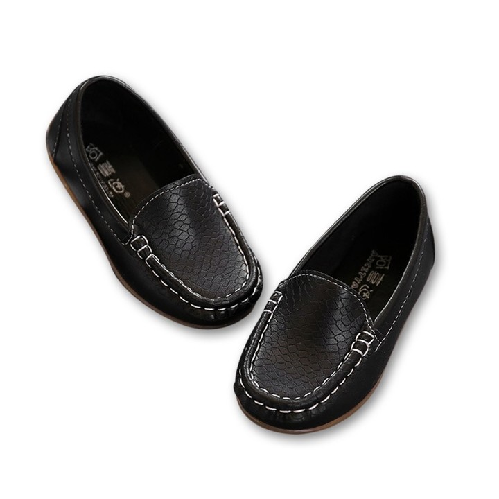 Girls Boys Children Shoes Casual Leather Shoes Lightweight Flat Peas Shoes