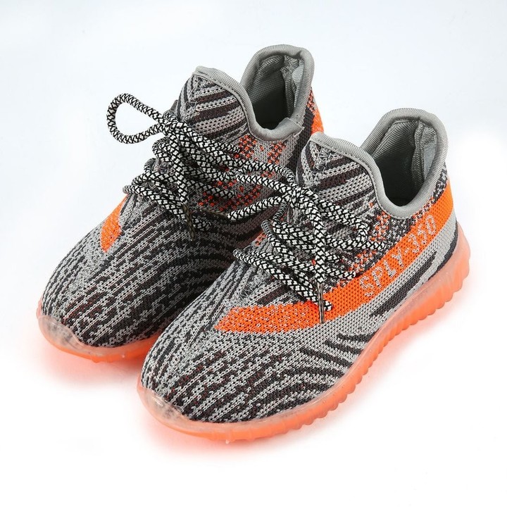 Children Girls Mesh Sports Shoes Breathable Lace-up Shoes with Anti-slip Sole
