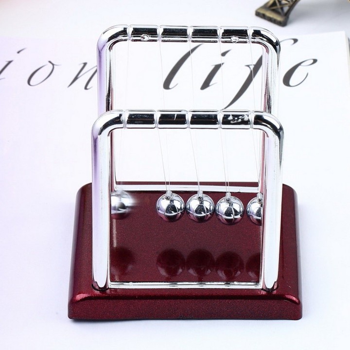 Newton's Cradle Steel Balance Balls Desk Physics Science Pendulum Desk Toy