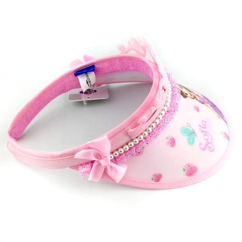 Disneyland Princess Sophia Baby Hat children's sun hat sunscreen sunshade hat girl air permeability