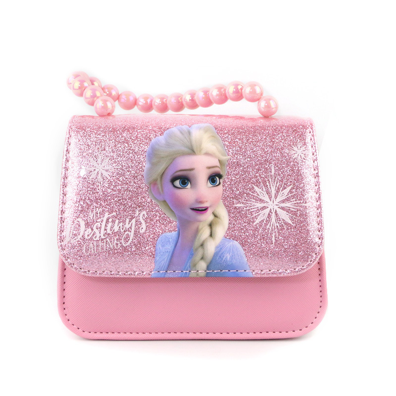 Disney children's handbag Issa messenger bag ice and snow 2 Pearl Bracelet Bag Shoulder Bag