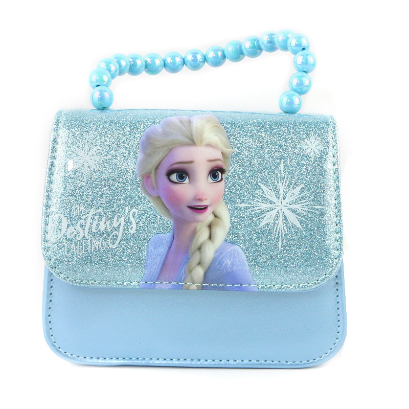 Disney children's handbag Issa messenger bag ice and snow 2 Pearl Bracelet Bag Shoulder Bag