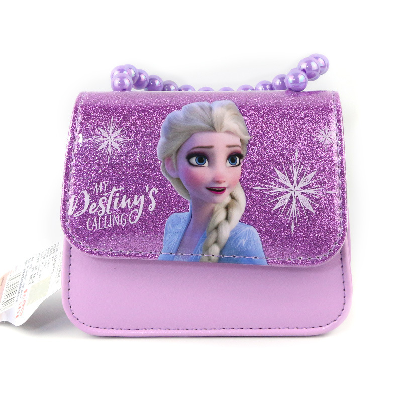 Disney children's handbag Issa messenger bag ice and snow 2 Pearl Bracelet Bag Shoulder Bag