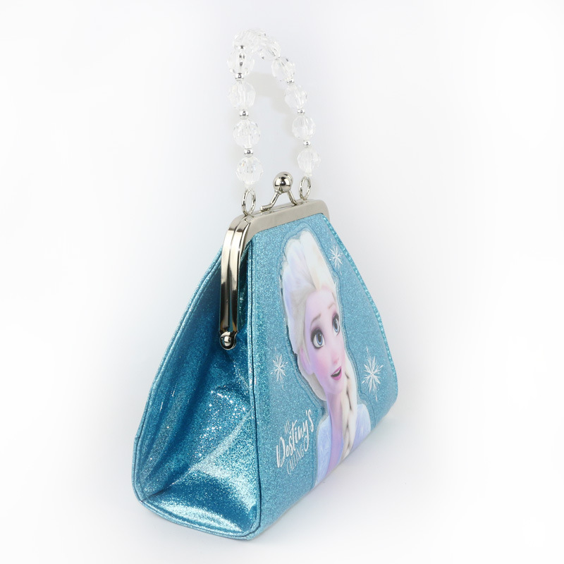 Disney children's handbag ice and snow lucky handbag baby girl's messenger bag birthday Wallet