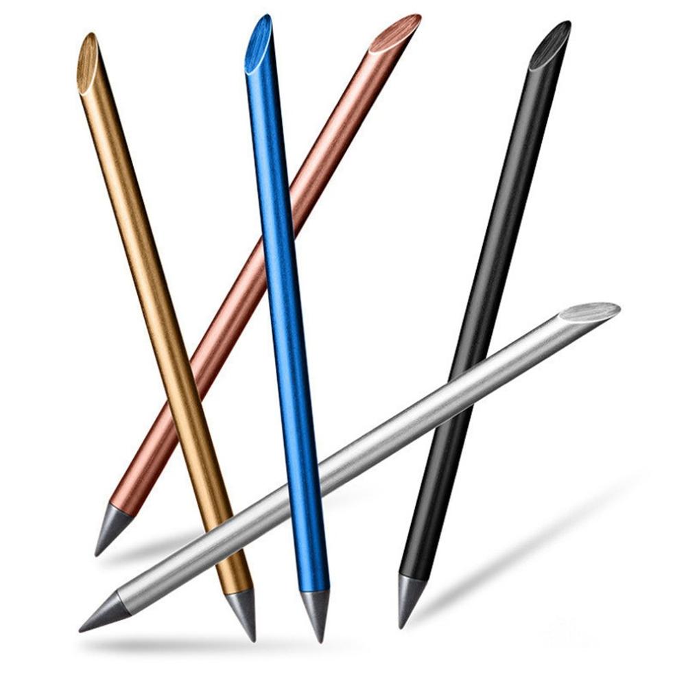 Novelty Cool Undead Full Metal Fountain Pen Luxury Eternal Pen Gift Box Inkless Pen Beta Pens