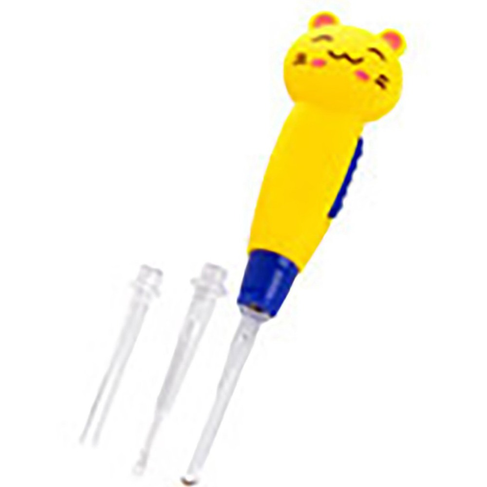 Ear Spoon Cleaning with LED Lighting Cute Cartoon Animal Detachable Earwax Remover Tool Safety