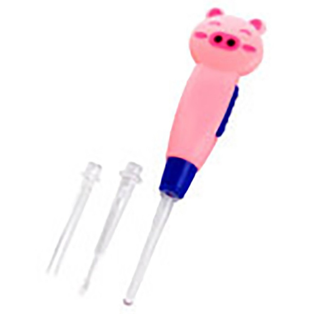Ear Spoon Cleaning with LED Lighting Cute Cartoon Animal Detachable Earwax Remover Tool Safety