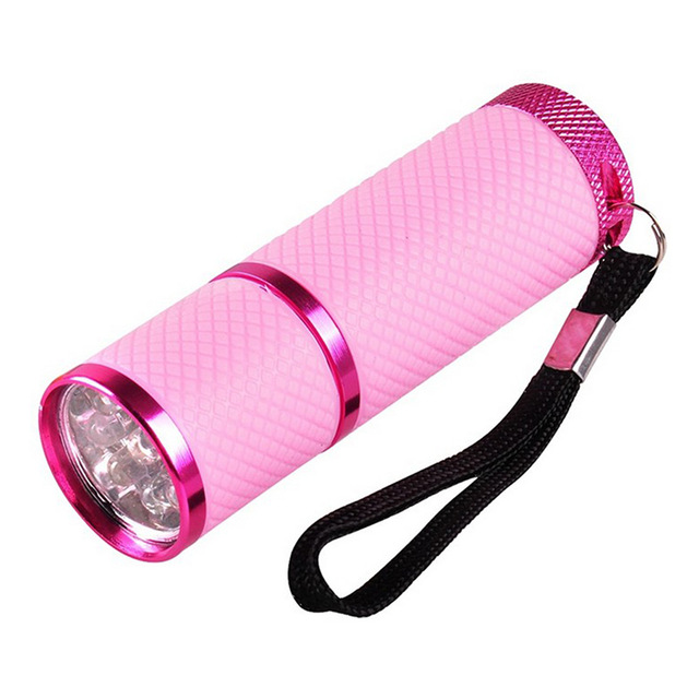 Hot 4 Colors Portable Led Lamp Nail Light for UV Light Nail Polish Dryer Mini Flashlight Torch view 3